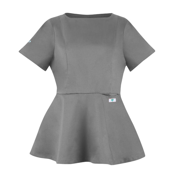 The Statement Peplum Top – swayscrubs